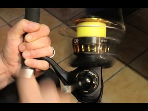 Tackle & Gear - Spooling the DAIWA BG 8000 Spinning Reel with