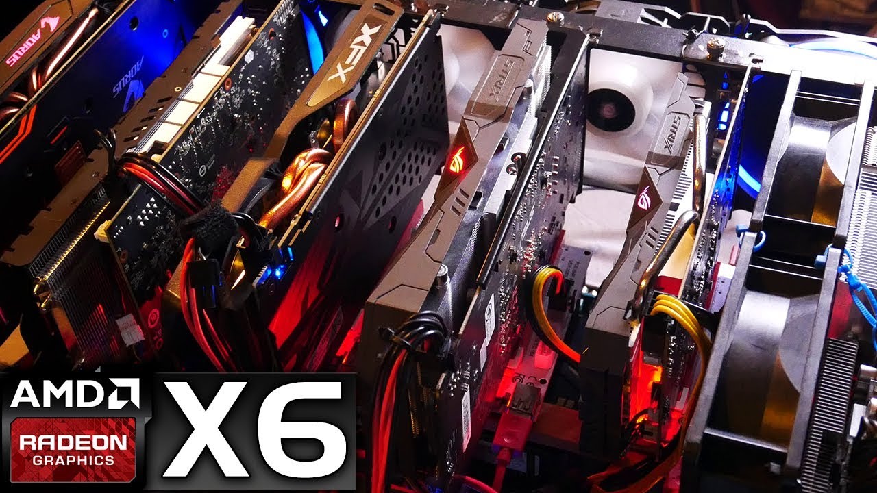 X6 AMD GPU Mining Rig Build: RX 460/470/580 + R9: Parts & How to 2018