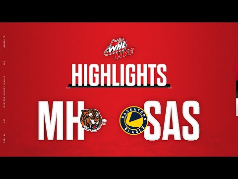 Medicine Hat Tigers at Saskatoon Blades 3/8 | WHL Highlights 2023-24