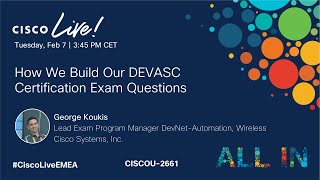 How We Build Our DEVASC Certification Exam Questions Profile