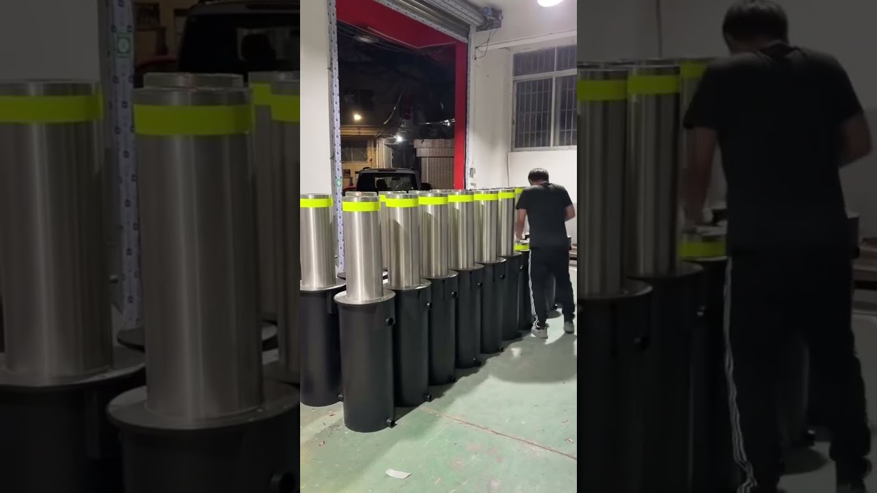 Semi automatic bollard，