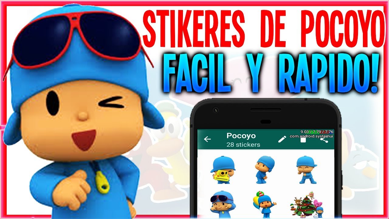 Stikeres De Pocoyo En Menos De 3 Minutos Fcil Y Rpido