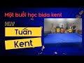 Một buổi học bida kent cùng HLV Tuấn kent #3 👍 Cơ bida phăng Vũ Long Xuyên, chuyên đánh libre, carde