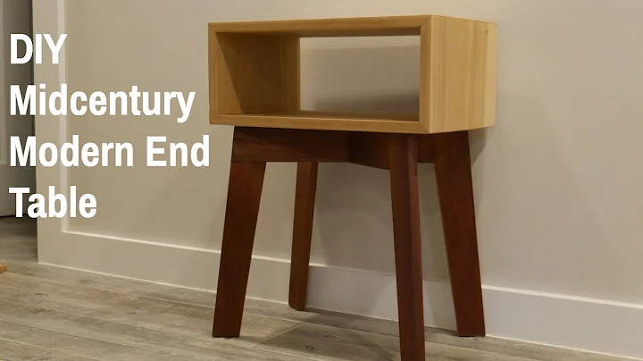 DIY Mid-Century Modern End Table | NATHAN BUILDS