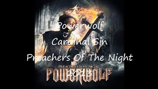 Powerwolf-Cardinal Sin (Lyrics)