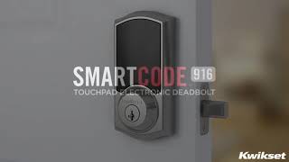 Kwikset 99160-020 Smartcode 916 Traditional Smart Lock Touchscreen Electronic Review From Amazon