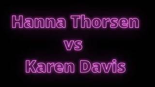 Rd 5 WWB Cup Karen Davis vs Hanna Thorsen