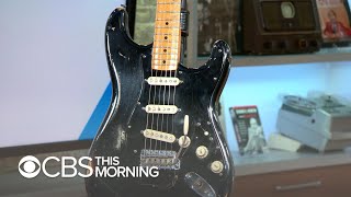 "Black Strat" played by legendary Pink Floyd guitarist David Gilmour heads to auction