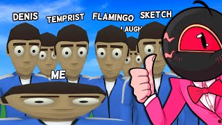 I played CRAB GAME with ROBLOX YOUTUBERS
Today I was invited to play in a huge match of Crab Game with some seriously awesome YouTubers. Who will come out on top, and who will fall to the bottom!? Lets find out! Huge thank you to everyone in the video @Laughability @flamingo @denisdaily @Sketchh @MeganPlays @TeraBriteGames @DJMonopoli @_Bandi @Polarcub @Flebsy @blueversion5523 @russoplaysgames @Chaseroony
Crab game is a hilarious new game inspired by the hit show Squid Game. You can play Crab Game for free on Steam right now! Or just tune into the epic video that youre about to watch. :D
Game: https://store.steampowered.com/app/1782210/Crab_Game/ I played CRAB GAME with ROBLOX YOUTUBERS