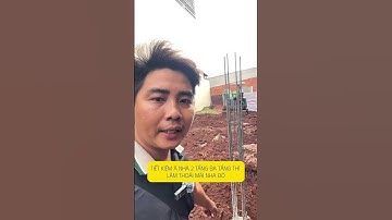 Móng đơn nhà 2 tầng  #phuongnhapho #PhươngNhàPhố #thiếtkếthicông