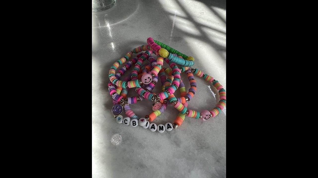 6100+ PCS Clay Beads Bracelet Making Kits, LauCentral 24 Colors 6mm ...