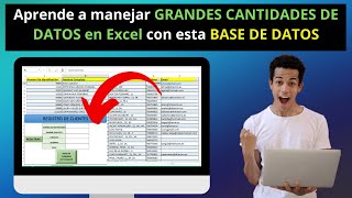 Aprende a manejar GRANDES CANTIDADES DE DATOS  en Excel con esta BASE DE DATOS