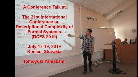 Adiabatic Quantum Computation - DCFS 2019 Conference Talk (English) - Košice, Slovakia