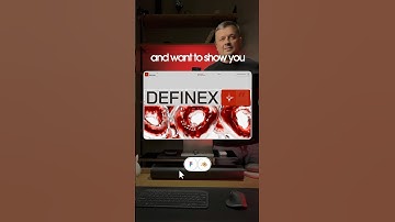 Definex UI website’s first screen, made in Figma, Blender 3d.