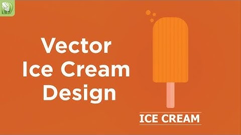 Ice Cream Vector Art Vector yourself  | Corel Draw X6 | Digital Bodh