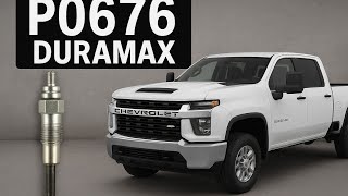 2015 Duramax 6.6 #6 glowplug Replacement | Code P0676 Fix & Location #duramax #glowplug #p0676