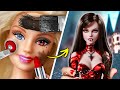 MERMAID VS VAMPIRE DOLL 🧛‍♀️🧜‍♀️ Rich VS Poor Doll Makeover With Gadgets By 123 GO! TRENDS