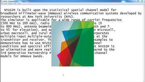 NYUSIM 5G Wireless Simulator | NYUSIM 5G Wireless Simulator Projects