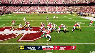 College Football 27 - Notre Dame Fighting Irish vs Stanford Cardinal - Gameplay (PS5 UHD) [4K60FPS]