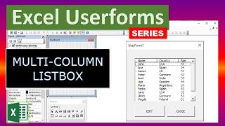 Excel Userforms: Multi-Column ListBox