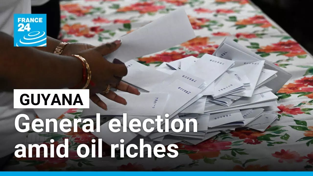 Guyana votes in general election amid oil riches, Venezuela disputes • FRANCE 24 English