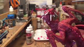 Ruby Dragon Painting #4A