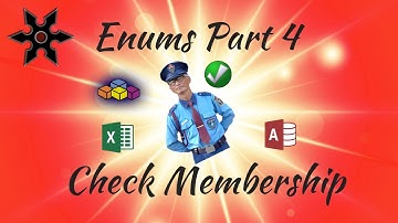Understanding VBA Code: Enumerations Part 4 (checking membership)
