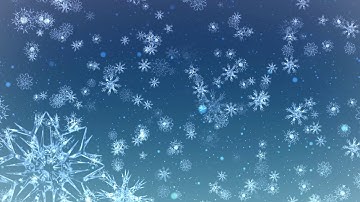 Snowflakes Falling Motion Background | Free Stock Video | 4K