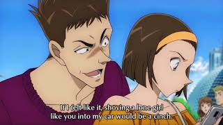 Makato saved Sonoko from the bad guys | Detective Conan