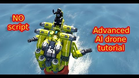 Space Engineers tutorial part 2- advanced drone (autopilot) NO SCRIPTS