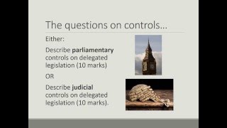 Judicial Control of Delegated Legislation