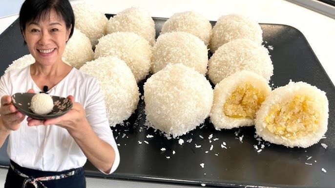 Boules de coco asiatiques à la farine de riz gluant (perles coco) comme  dans les restaurants chinois ! - Recettes de cuisine Ôdélices