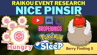 Raikou Event Research 11th Night: My First Pinsir is Kinda Nice #pokemonsleep