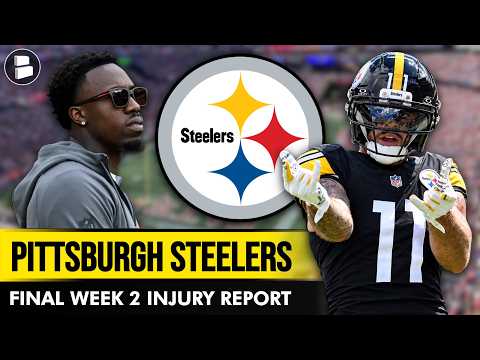 Thumbnail for Steelers FINAL Week 2 Injury Report: Michael Pittman Jr. Update + Time To Put Joey Porter Jr. On IR
