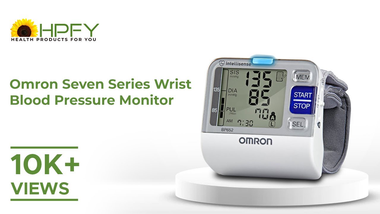 Omron Wrist Blood Pressure Monitor, Bp652