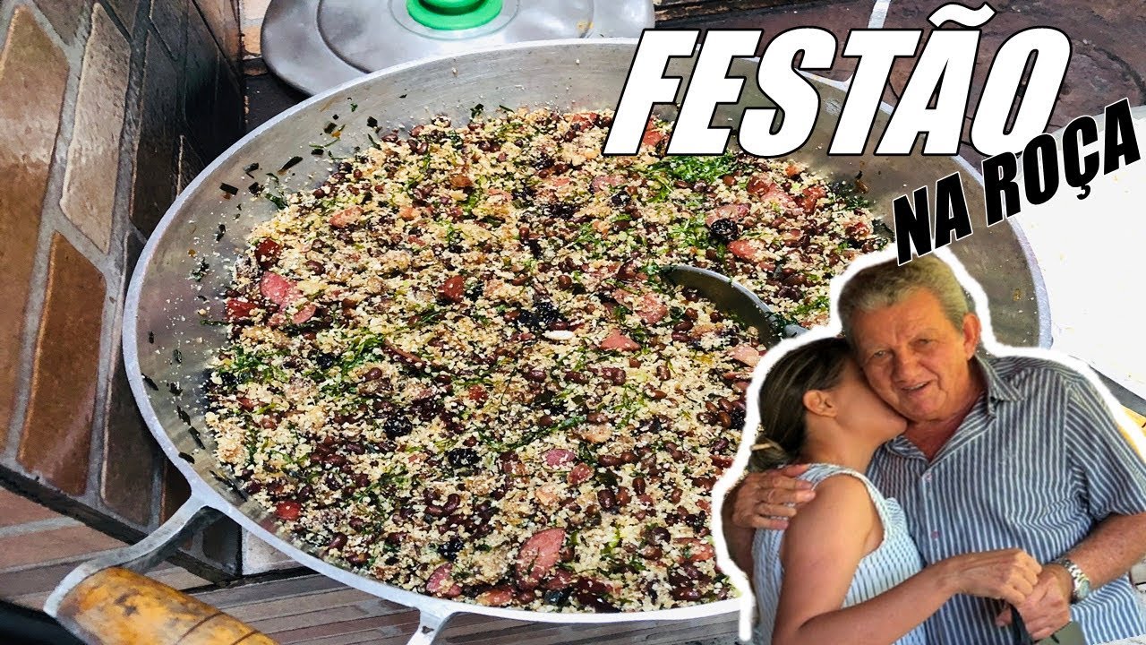 ALEGRIA DE MORAR NA ROÇA! FEIJÃO TROPEIRO MINEIRO SURREAL DE BOM! ANIVERSÁRIO DO MEU PAI!