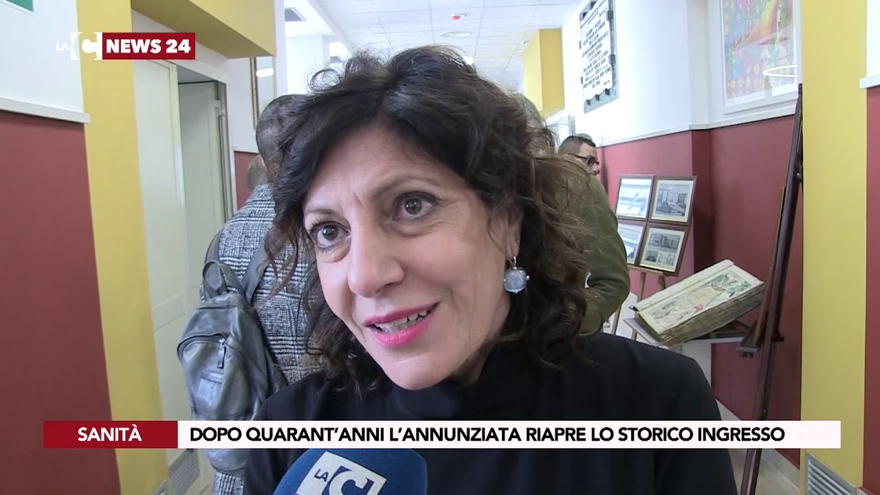 notizie del giorno Dopo quarant’anni all’Annunziata riapre lo storico ingresso