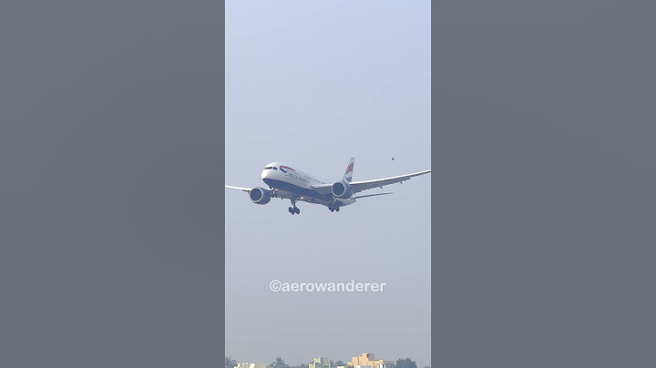 BRITISH AIRWAYS B787 landing at Chennai #shorts #aviation #britishairways #b787 #chennai #landing