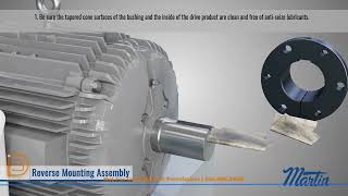 Animation Showing QD Bushing Installation & Removal | Step-by-Step 3D for Sheaves & Sprockets | I3D