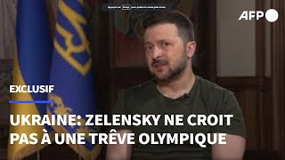 Ukraine: Zelensky rejette la trêve olympique voulue par le président français | AFP