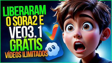 IA Gera Vídeos 100% Grátis e Ilimitado com Sora2 e Veo3.1 Sem Mara D’água