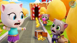 Talking Tom Gold Run Candy 🍬 World Boss Fight 🍭 Full Gameplay