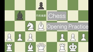 【基础教学】国际象棋开局策略和简单的战术融合