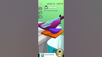 ASMR Slicing Gameplay Level 53 #shorts