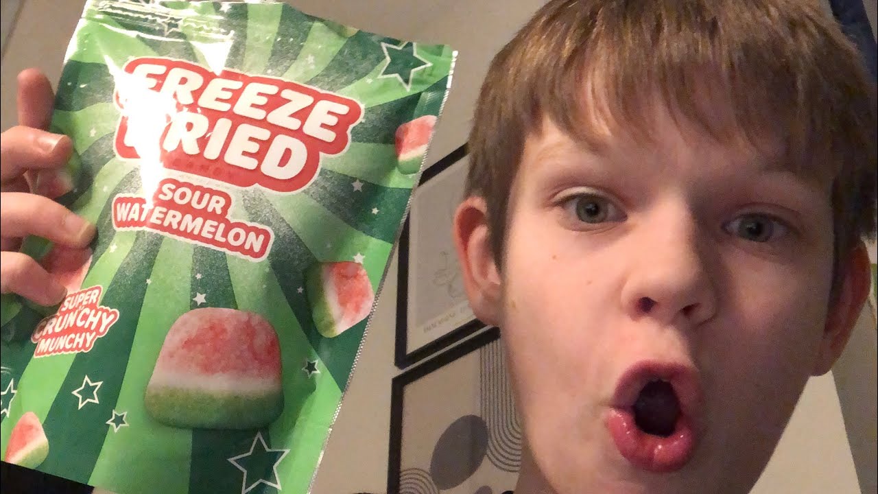 Taste test Frysetørret melon slik og Ritter Sport Smarties