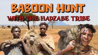 BABOON HUNT With The Hadzabe Tribe