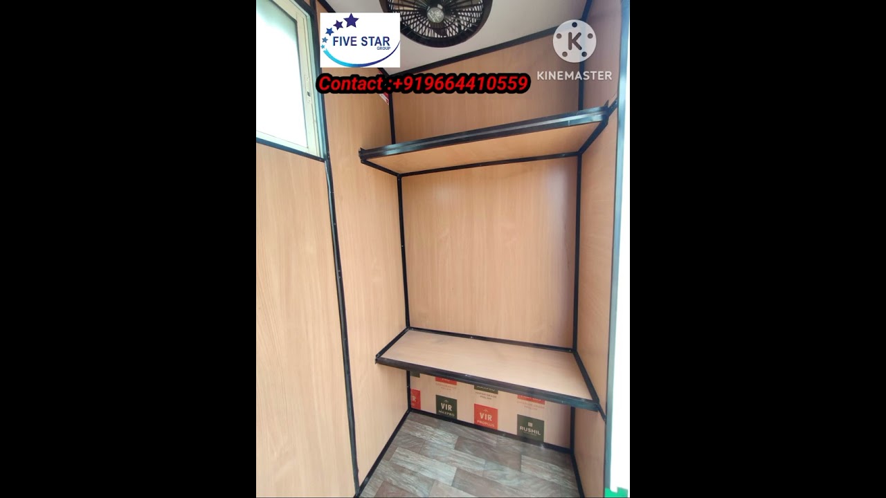 4x4 Portable Security Cabin | Ms Portable Security Cabin | GI Portable Security Cabin |