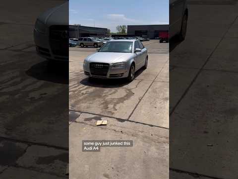 This Audi A4 needs repairs, the previous owner didn’t want to pay to fix it. Neither do we. #audi