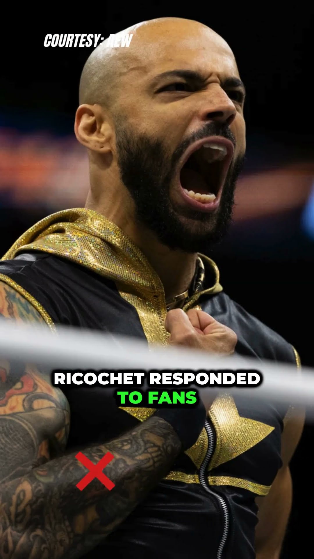 Ricochet’s Wig Has Fans Talking! New Persona Incoming #Ricochet #WWE #WrestlingNews #shorts