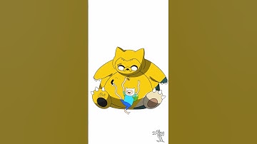 Procreate • Snorlax • #drawing #shorts #shortsvideo  #digitalart